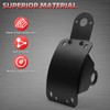 Amazicha Motorcycle 1" Axle Hole License Plate Bracket Curved Side