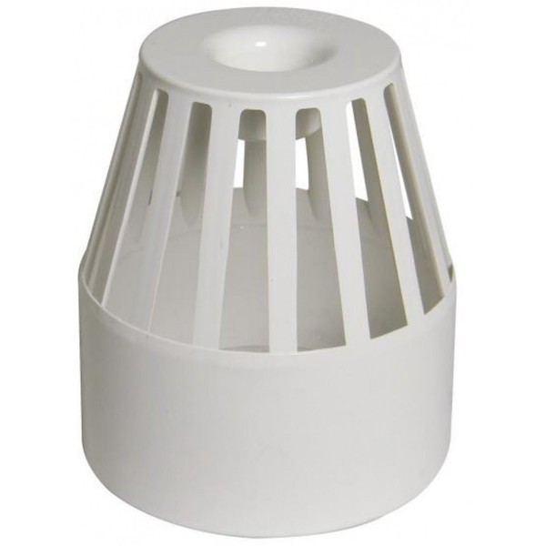 FLOPLAST 110mm Ring Seal Vent Terminal - White by FloPlast