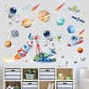 decalmile Outer Space Planets Wall Decals Rocket Astronaut Spacecraft Alien