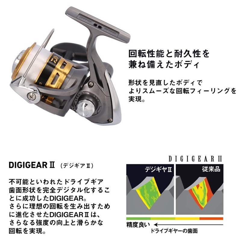 Daiwa Spinning Reel (with Line) 16 Joinus 2000 (2016 Model)