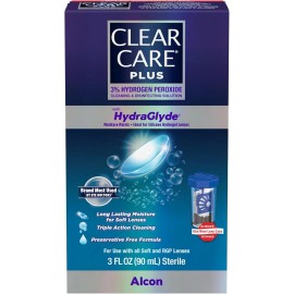 Clear Care Plus Cleaning Solution Travel Pack, No Flavor, 3 Fl Oz