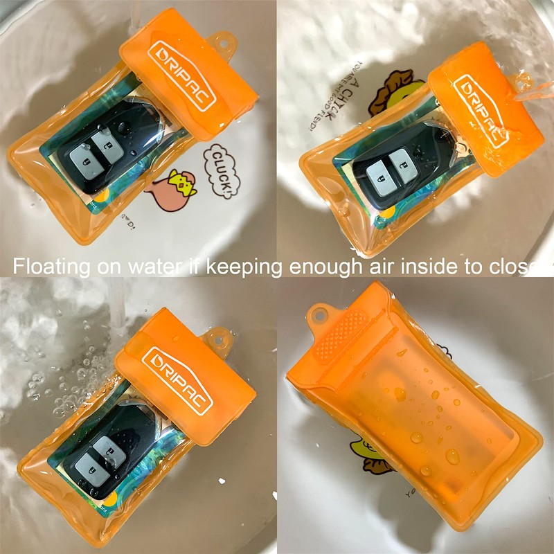 DRIPAC Waterproof Car Key FOB Case Waterproof Wallet Waterproof Holder