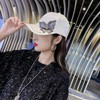 Morris Coo Women's Satin Cap, One Point, Rhinestone, Glitter, Cute,