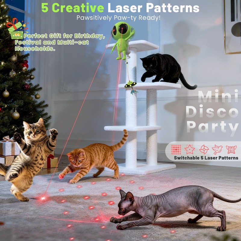 ORSDA Laser Cat Toys for Indoor Cats, 2 in 1