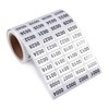 Skweawert 1-1000 Consecutive Number Inventory Stickers Self Adhesive Waterproof Labels