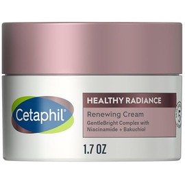 Crema facial de Cetaphil, crema renovadora de brillo saludable, reduce el aspecto de los puntos oscuros, loción iluminadora, diseñada para pieles...  