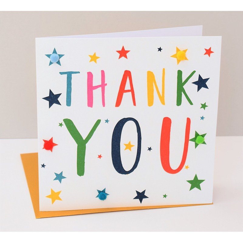 Pom Pom POM060 "Thank You" Greeting Card