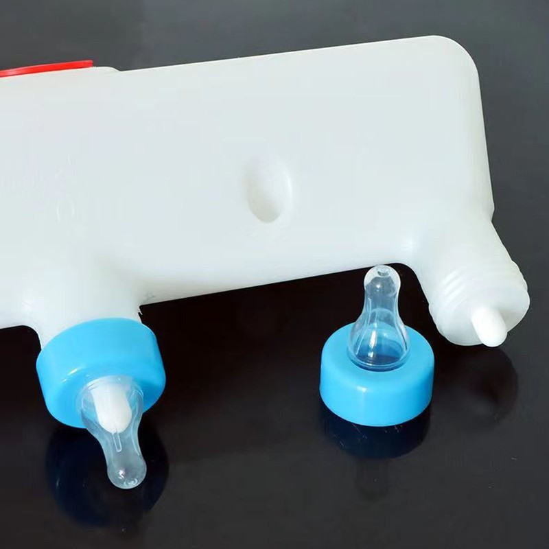 3 Head Small Animal Milk Feeder Piglet Baby Lamp Goat