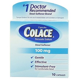 COLACE CAPS 100 MG 10ct (6 Pack)