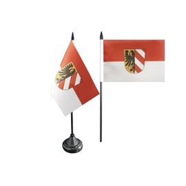 Flaggenfritze Table Flag Germany City of Nuremberg + Free Sticker