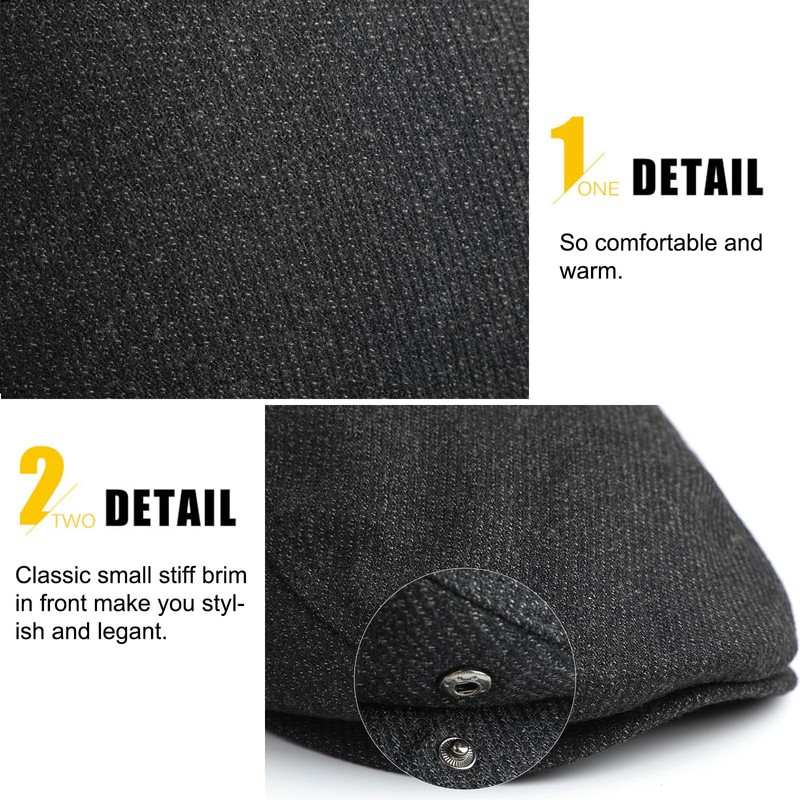 Superora Men's Flat Cap Beret Cap Cotton Unisex Hat 1920