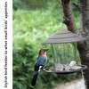 TOOSOAR Bird Feeder Weatherproof Hanging Bird Feeder with Covered Bird