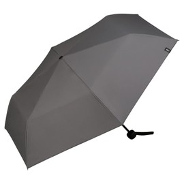Wpc. 801-18912-102 Parasol, Light Shielding Minimalist Basic Parasol, Unisex, Gray, Folding Umbrella, 21.7 inches (55 cm), Unisex, For Rain or Shine, Light Blocking, UV Protection, 100% Simple,