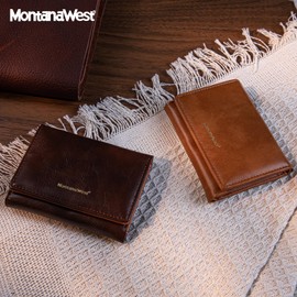 Montana West Wallet Women Slim Trifold Wallet Thin Womens Wallet Small Credit Card Wallet with ID Window MWC-417CF