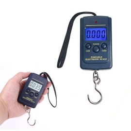 YFFSFDC Digital Hanging Scale, Electronic Scale, For Fishing, Luggage, Travel, Up to 88.2 lbs (40 kg), Portable Digital Travel Scale, High Precision, Lightweight, Convenient, Home Use, Electronic Hanging Scale, Travel, Luggage Scale, Travel Electronic Scale