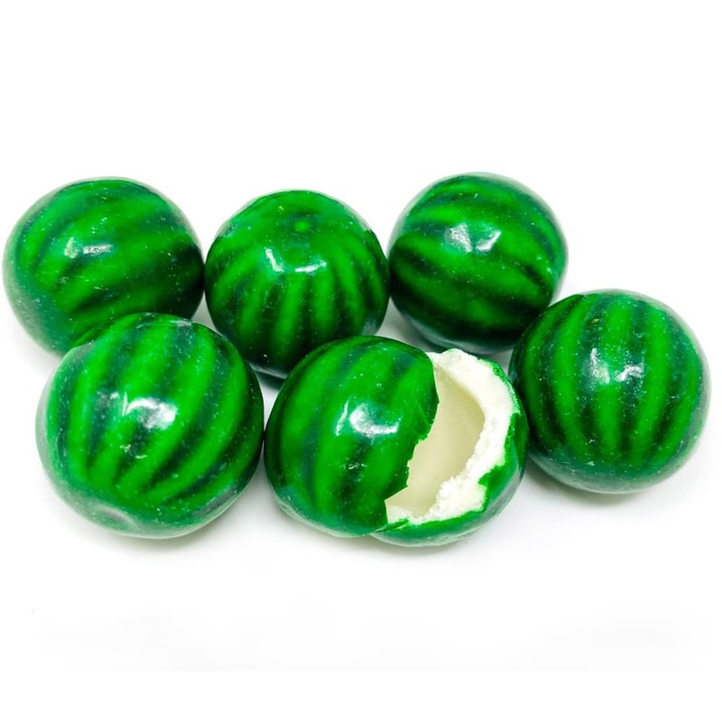 SweetGourmet Watermelon Gum Balls | 1 inch Bubble Gum |