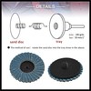 Hihaha 10pcs 2 Inch High Density Flap Disc Sanding Grinding