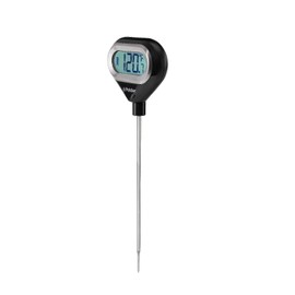 Polder Pivoting Screen Instant Read Thermometer, Black
