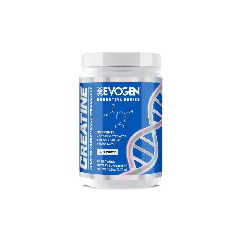 Evogen Creatina 300 Grs 60 Serv Sabor Sin Sabor