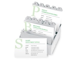 Sigel A7/ A4 PC Record Cards - White (160 Pieces)