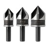 Irwin Tools IRWIN Drill Bit Set, Countersink, Black Oxide, 3-Piece