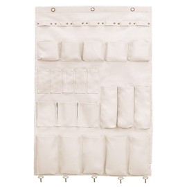 Canvas Wall Organizer for Garden Tool, Hand Tools, Stationery, Craft Items and Sewing Supplies,Natural
