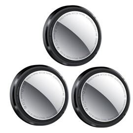 Bluetooth Tracker Tag, Key Finder Works with Find My App for Wallet, Luggage, 3 Pack of Black