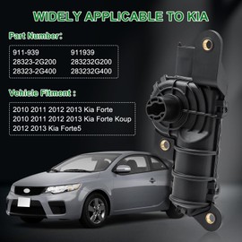 KUTTOLE Engine Intake Manifold Runner Control Motor Valve for 2010-2013 Kia Forte, Forte Koup, 2012-2013 Forte5, Replace 911-939 28323-2G200 Intake Manifold Actuator