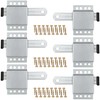 6 Pack Garage Door Side Lock with Self Tapping Screws,
