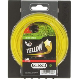 Oregon Yellow Star Line 99152E Round Trimmer Line for Low Grass with Five Cutting Edges