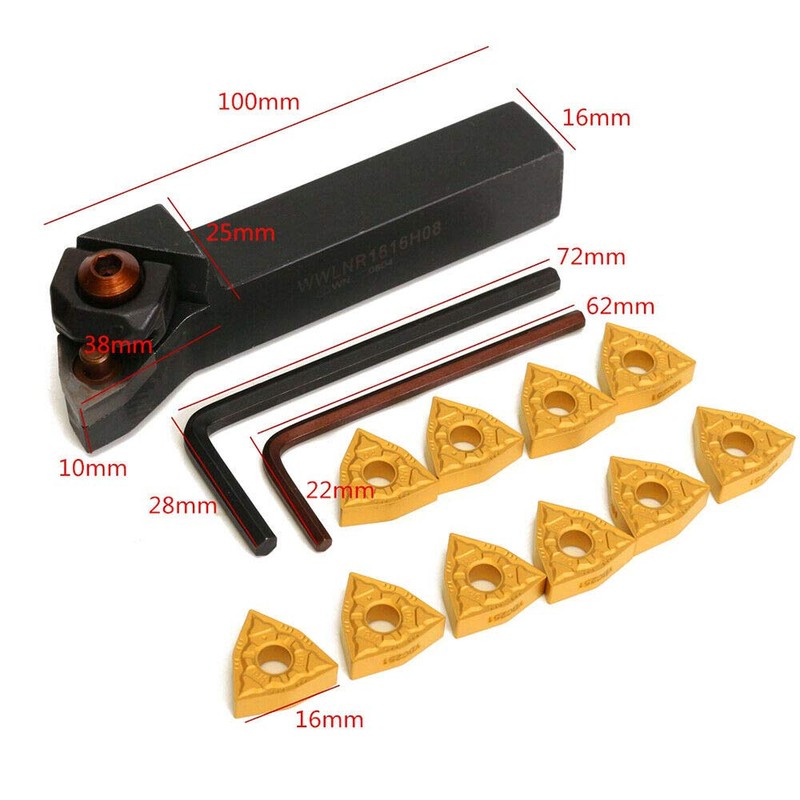 POWERTOOL Lathe Boring Bar Holder, Turning Tools 1PC Parting Off