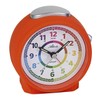 1999-12 Children's Alarm Clock for Girls without Ticking Analogue Orange,