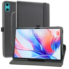 MAMA MOUTH Compatible with TECLAST P30 Case,360 Degree Rotating With Premium PU Leather Sleeve Cover Case for TECLAST P30 / TECLAST P30T 10.1 Inch Tablet,Black