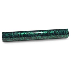 36"x60" (3FTx5FT) PET Marble Forged Carbon Fiber Textured Gloss Emerald Green Vinyl Wrap Auto Car Sticker Decal Film Sheet Bubble Free Air Release Technology with Tool Kit