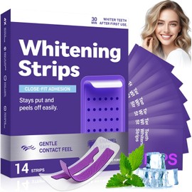Tiras Blanqueadoras de Dientes, Whitening Strips, Bandas Dentales Blanqueadoras, Blanqueador de Dientes, Cinta Blanqueadoras de Dientes, Blanquear Dientes y Eliminar Manchas (14)