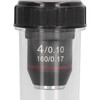 Achromatic Microscope Objective 4X High Magnification Lens 20.2mm Interface Thread