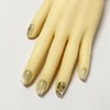 For office workers to press nails, hand-painted bamboo nails, clear