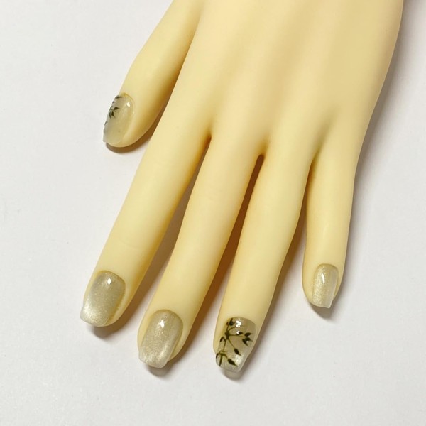 For office workers to press nails, hand-painted bamboo nails, clear