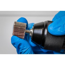 Sealey Ø25 x 20mm Abrasive Flap Wheel Ø6mm Shaft 60Grit - Pack of 5 FW2520605