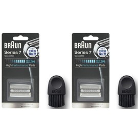 Brown Shaver Blade Series 7 F/C70S-3Z-b Silver Set of 2