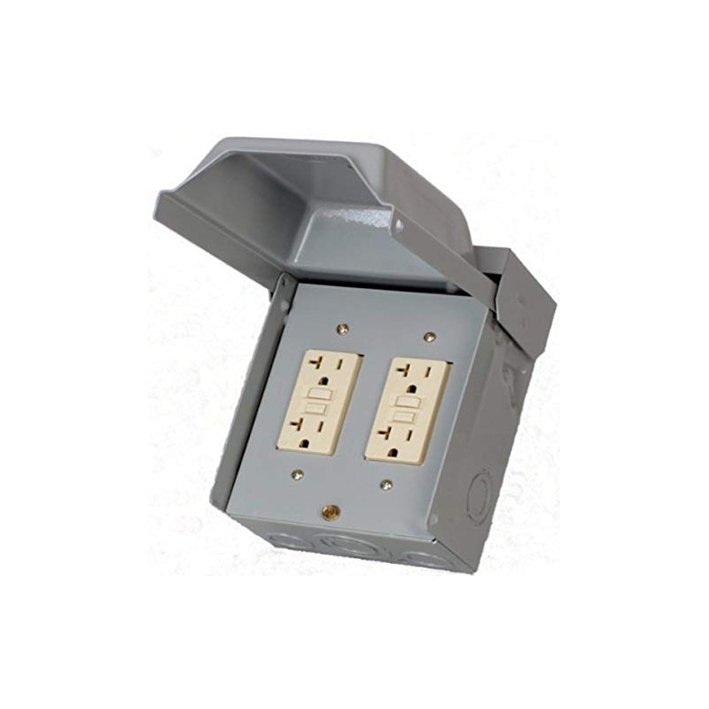 Midwest U012010 20 Amp Outlet Box with GFCI