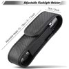 YONCONO Flashlight Holster, Molle Tactical Torch Cover Case Nylon Adjustable