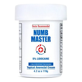 Crema Anestésica Tópica Acción Rápida Number Master 119g