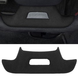 Fydun para Camaro Accessories - Cubierta de ion Deco para volante, cubierta inferior para volante, con orificio para Camaro 2016-2021 LHD (negro)