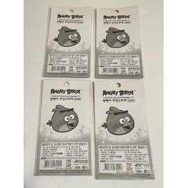 Angry Birds Stickers New Sealed ,4 Pieces Lot