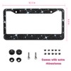 Bling License Plate Frame for Women, Sparkly Stainless Steel License
