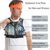 Jormino Hiking Hydration Pack with 2 Water Bottle Holders for
