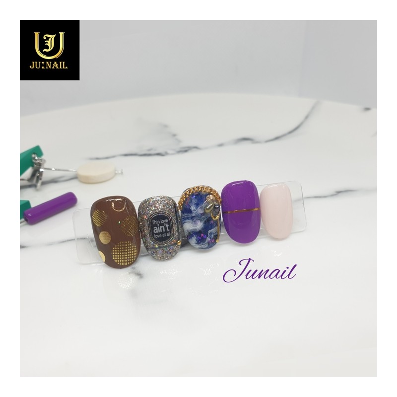 Romantic Travel Handmade Nail Tips - Short Round / 낭만여행