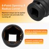 HARFINGTON 6 Point Impact Socket 29mm Metric Socket 1/2" Square