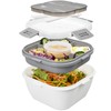 Greentainer Lunch Box Leak-Proof Bento Box with 1 Fork, Salad